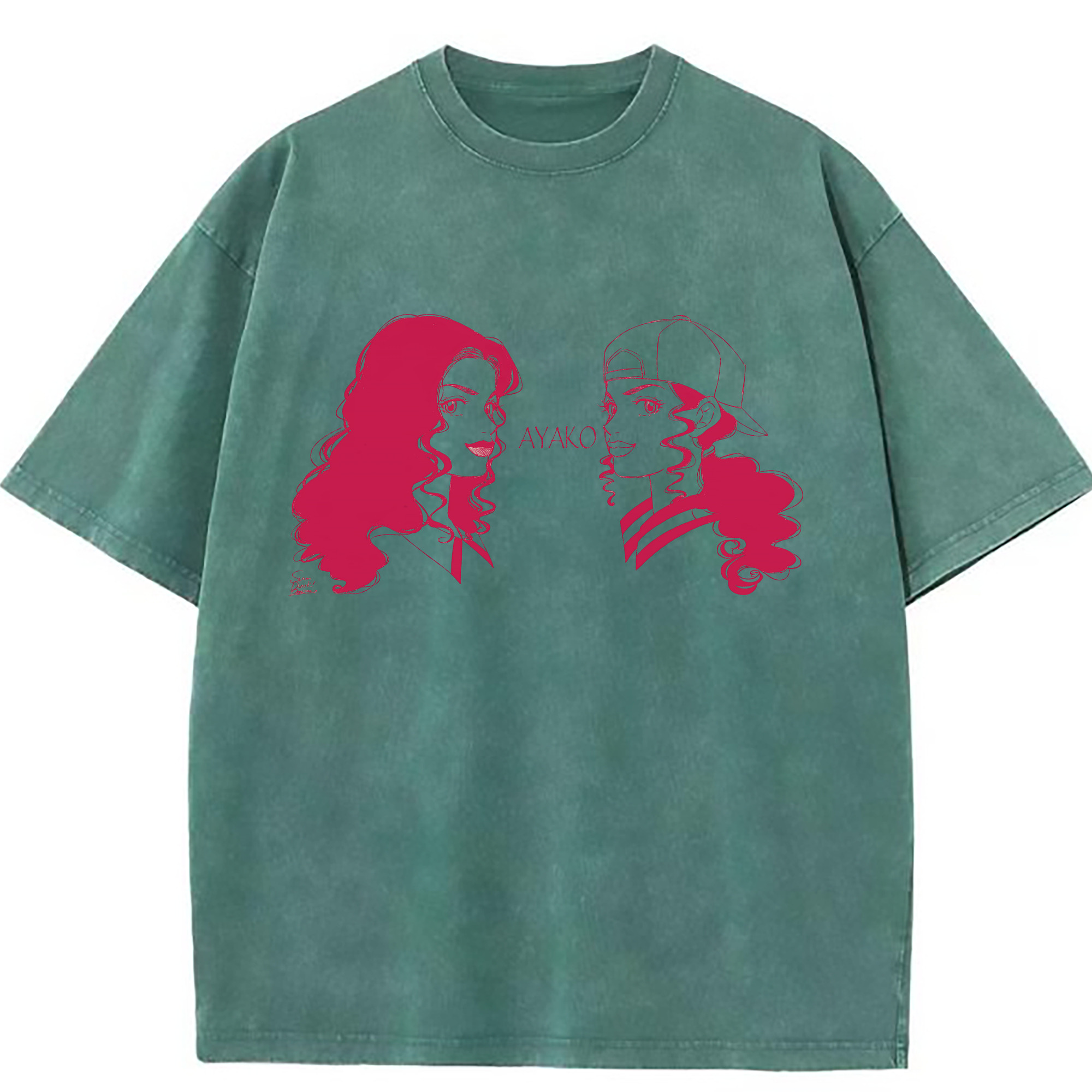 （画像用） SLAM DUNK／スラムダンク 綿100% ヴィンテージ風 半袖Tシャツ（フロントプリント）